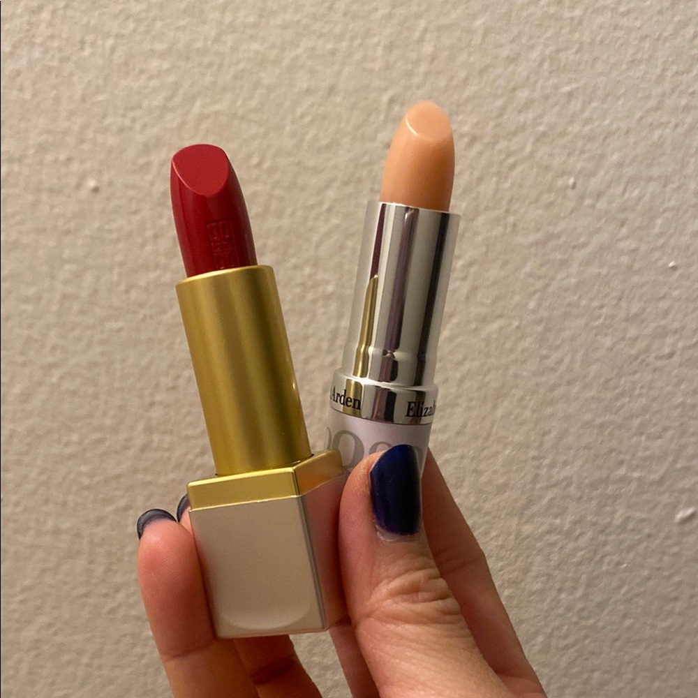 Elizabeth Arden Lipstick and SPF Lip Balm